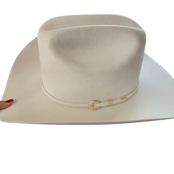 John B. Stetson 4X Beaver Western Cowboy Hat Size: 7 3/8 - Picture 1 of 10